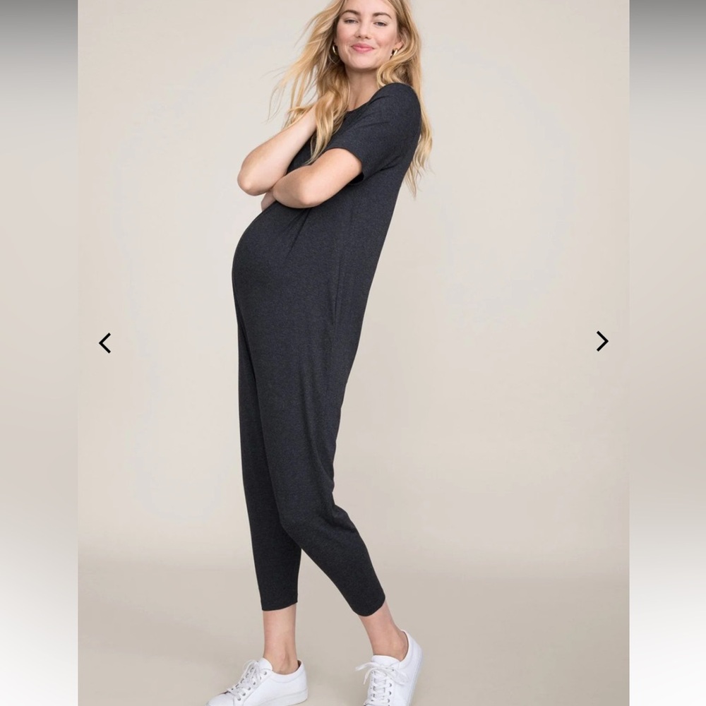 Hatch maternity charcoal walkabout jumper (size 1)